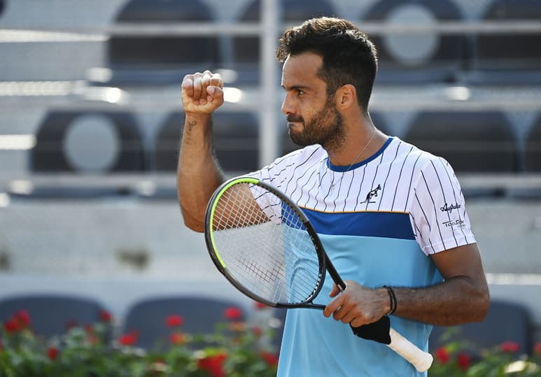 Salvatore Caruso vino de atrás para derrotar 3-6, 6-3, 7-6 a Tennys Sandgren en el Masters 1000 de Roma.
