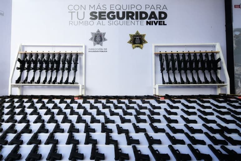 Sin dar fecha exacta, la titular de la SSP, Sonia Villarreal, aseguró que se entregará el armamento.