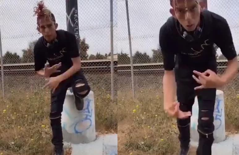 Tras viralizarse su video, el joven retiró los videos de su cuenta en TikTok (CAPTURA)