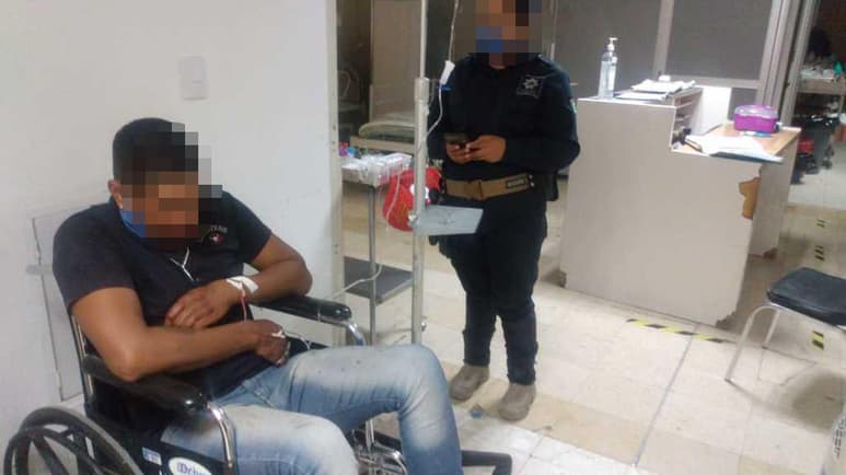El lesionado, identificado como José Víctor 'NN', circulaba a exceso de velocidad y en estado de ebriedad. (EL SIGLO DE TORREÓN)
