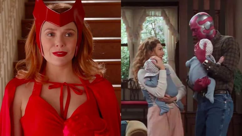 Disney sorprendió con el lanzamiento del primer avance de su nueva serie WandaVision, que abordará la vida cotidiana de los superhéroes de Marvel; “Wanda Maximoff” también conocida como la “Bruja Escarlata” y “Visión”, encarnados por Elizabeth Olsen y Paul Bettany respectivamente. (ESPECIAL)