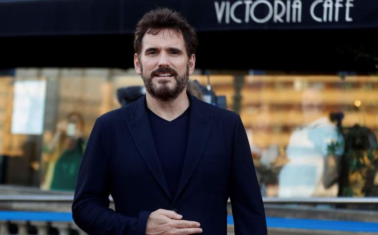 Con medidas. El actor, a su llegada a uno de los eventos del festival de cine.