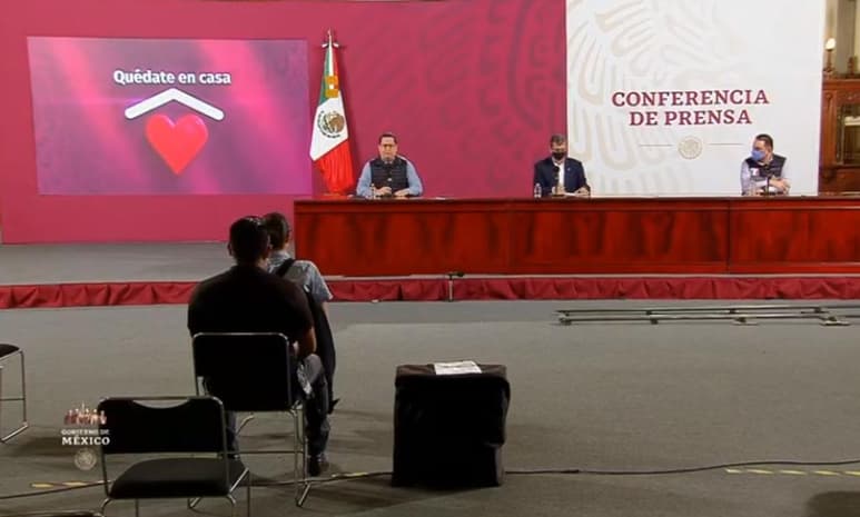 Las autoridades federales de Salud ofrecieron la conferencia de prensa diaria para informar a la población sobre la pandemia de la enfermedad COVID-19, causada por el coronavirus SARS-CoV-2, en México. (ARCHIVO)