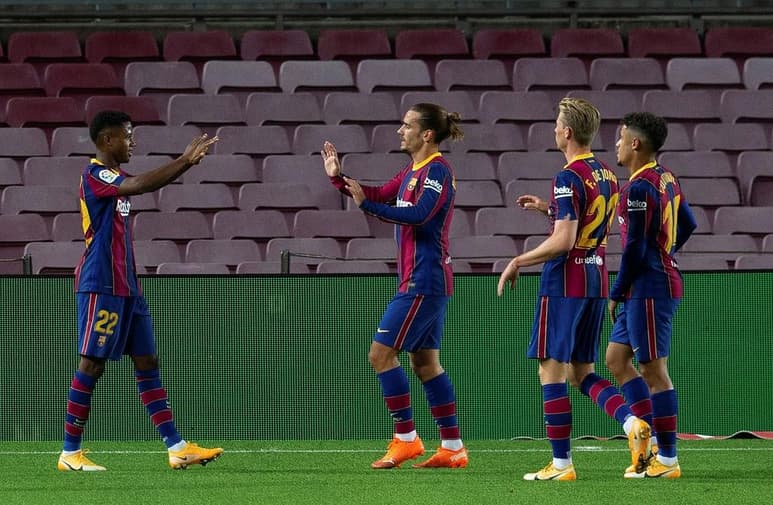 Una excelente primera parte del Barcelona con cuatro goles (dos de Ansu Fati, uno de Leo Messi de penalti y otro de Pau Torres en propia portería) sentenció el partido ante el Villarreal en el estreno liguero del conjunto de Ronald Koeman. (ARCHIVO)