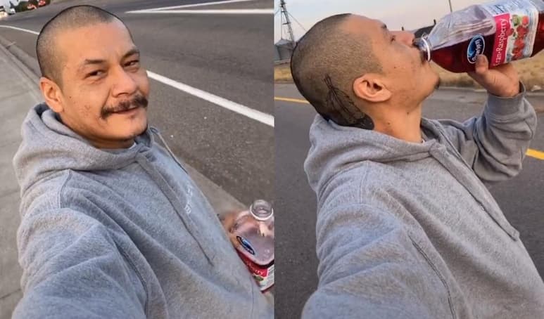 Gracias a lo 'simple' que es su vida, el usuario en TikTok se ha viralizado con millones de reproducciones (CAPTURA)