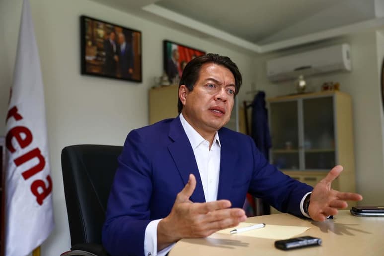 Mario Delgado se reunió esta mañana con diputados de la Ciudad de México, con quienes hizo un llamado a la unidad del partido para poder avanzar y concretar el proyecto de la Cuarta Transformación. (ARCHIVO)