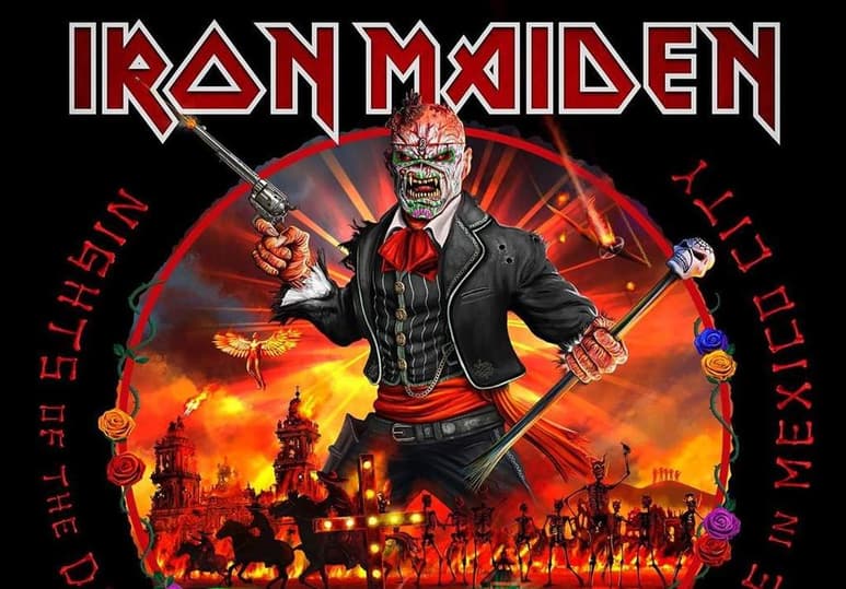 Iron Maiden ha anunciado la publicación el próximo 20 de noviembre de un nuevo álbum en directo, Nights Of The Dead - Legacy Of The Beast, Live In Mexico City, un disco doble que fue grabado en la capital mexicana en 2019. (INSTAGRAM)