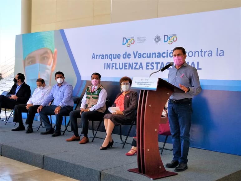 'Y la única forma de evitar esta enfermedad es usar el cubrebocas, mantener la sana distancia y lavarse las manos y todos los aspectos que ya la sociedad sabe que debe de realizar como medida preventiva', acotó el gobernador. (EL SIGLO DE TORREÓN)