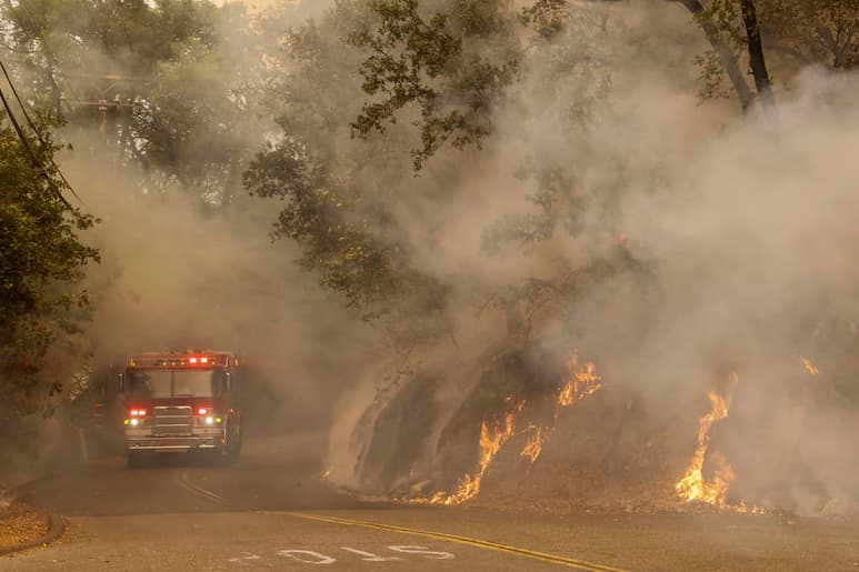 Los incendios forestales en California han quemado este año más de 16,190 kilómetros cuadrados (6,250 millas cuadradas) de superficie, más del doble del récord anterior para un año en ese estado. (ARCHIVO)