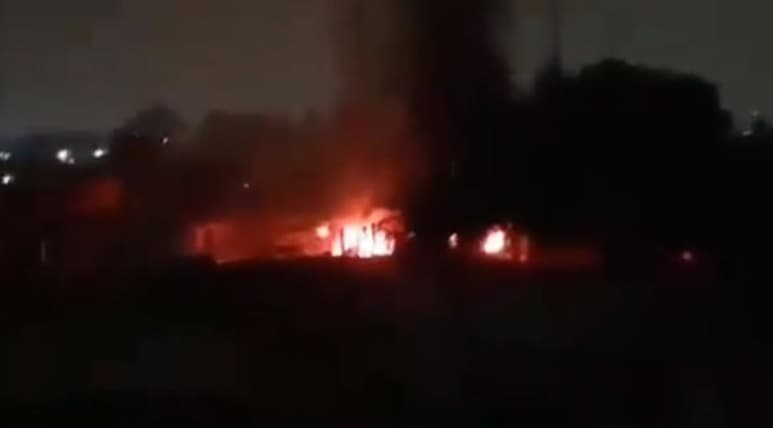 El ataque se reportó a las 6 de la mañana de este viernes (CAPTURA)