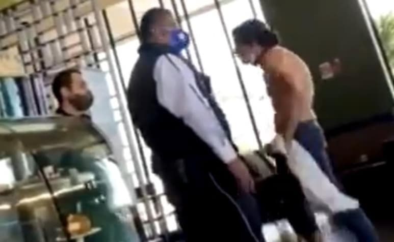 En redes sociales, el sujeto se ha viralizado como 'Lord Pantera' gracias a las palabras con las que amenazó a los empleados de la cafetería (CAPTURA) 