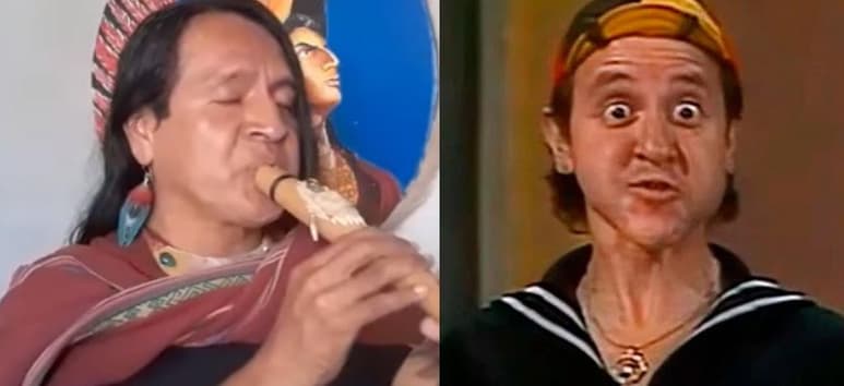 Con ayuda de edición digital, internautas han 'juntado' a el 'Chavo del 8 metalero' con 'Quico andino' (REDES SOCIALES)