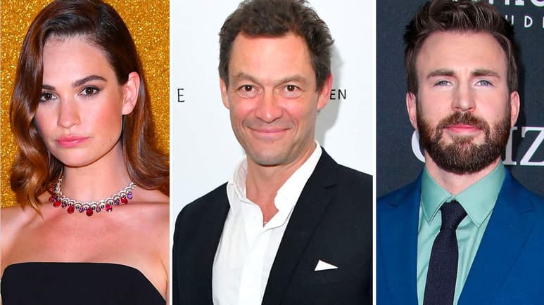 A pocos meses de que la actriz Lily James fuera captada junto al también actor Chris Evans en lo que parecía una cita romántica, la famosa fue fotografiada besando a un hombre casado. (ESPECIAL)