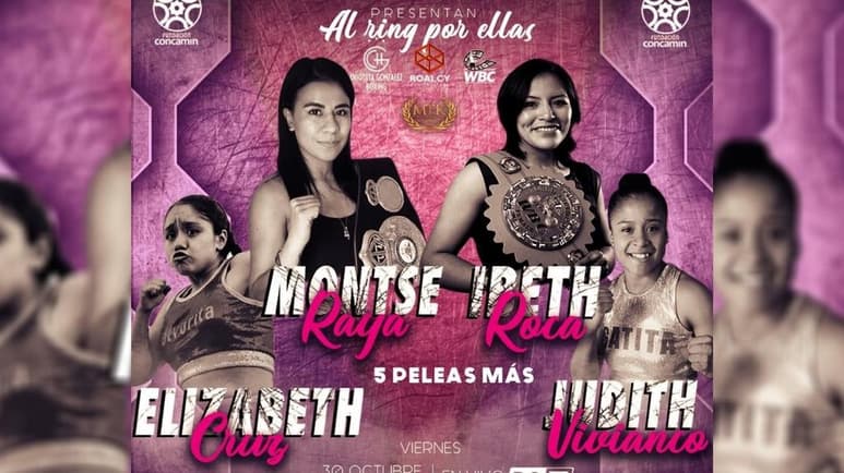 La cartelera tendrá emociones garantizadas, pues la gran campeona mundial verde y oro, Ibeth 'La Roca' Zamora se ha sumado a esta función, en pelea no titular a 8 asaltos. (ESPECIAL)