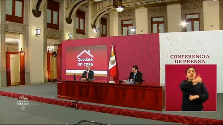 Las autoridades federales de Salud ofrecieron la conferencia de prensa diaria para informar a la población sobre la pandemia de la enfermedad COVID-19, causada por el coronavirus SARS-CoV-2, en México. (ARCHIVO)