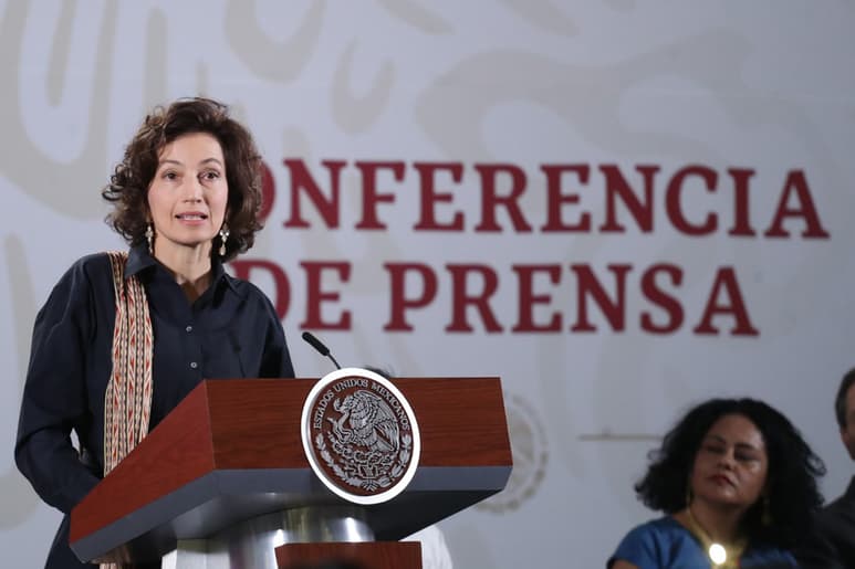 Participante. Audrey Azoulay, directora general de la Unesco, es una de las cartas fuertes del foro.