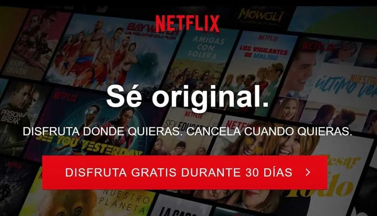 De manera repentina, la opción de 'prueba gratuita' desapareció de la plataforma de streaming (CAPTURA)