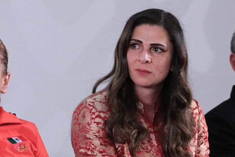 Ana Gabriela Guevara, de quien el diputado Ernesto Vargas, de Encuentro Social, se refirió como la 'Rosario Robles de la 4T', y que hasta podría ser procesada por el delito de omisión. (ARCHIVO)