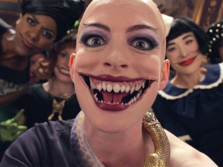 Caracterización. Anne Hathaway en The Witches.