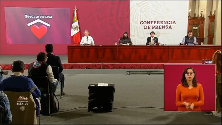 Las autoridades federales de Salud ofrecieron la conferencia de prensa diaria para informar a la población sobre la pandemia de la enfermedad COVID-19, causada por el coronavirus SARS-CoV-2, en México. (ESPECIAL)