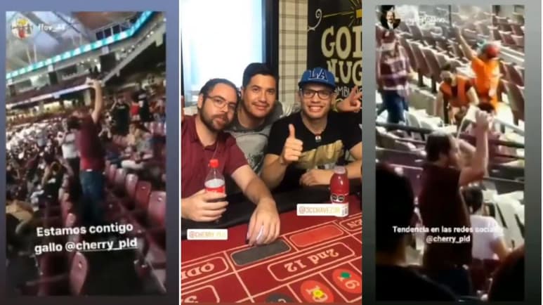 El aficionado apareció en una reunión junto al hijo de la leyenda del boxeo mexicano, Julio César Chávez Jr. (ESPECIAL)