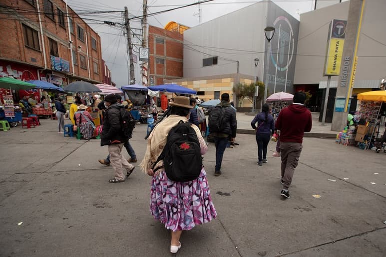 Una tensa calma se vivió en Bolivia a escasas horas de las elecciones que definirán su presidencia. (EFE) 