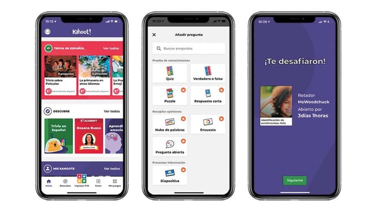 Cuando las clases tuvieron que darse en línea debido a la pandemia, estudiantes y maestros buscaron diversas opciones para lograr que la enseñanza no solo fuera efectivo sino divertido y muchos han elegido Kahoot! para ello, una app de aprendizaje basada en juegos que ha anunciado una colaboración con Zoom. (ARCHIVO) 