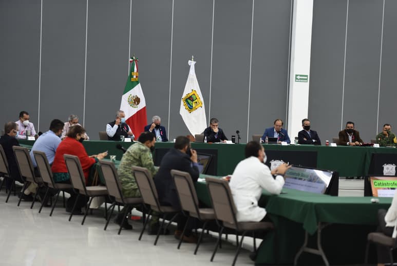 El Subcomité Técnico de Salud en La Laguna sesionó ayer para revisar el tema del repunte de contagios de COVID-19 en la región. (JESÚS GALINDO)