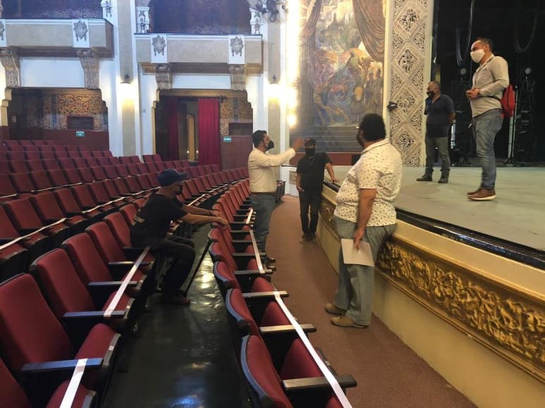 El Teatro Isauro Martínez solamente permitirá el acceso al 20 por ciento del aforo total. (EL SIGLO DE TORREÓN)