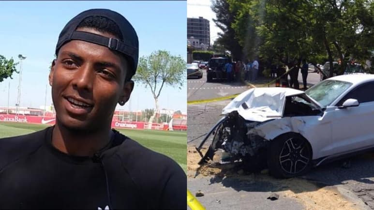 Joao Maleck que militaba en el futbol español, es acusado de homicidio culposo debido a la muerte de una pareja de recién casados, Alejandro Castro y María Peña, a los chocó cuando transitaba a alta velocidad por la ciudad de Guadalajara. (ESPECIAL)