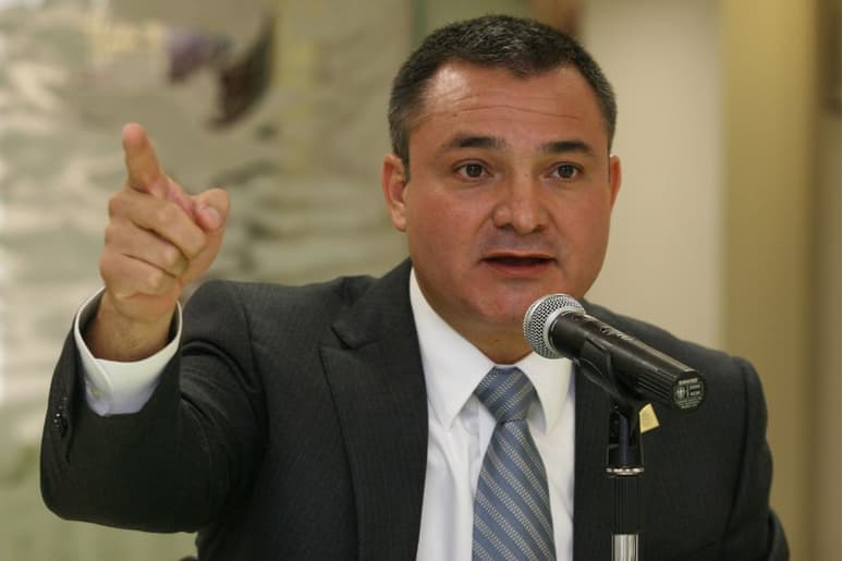 Personaje. En diciembre de 2019, Genaro García Luna fue detenido en Estados Unidos acusado de narcotráfico y falsas declaraciones. (ARCHIVO)