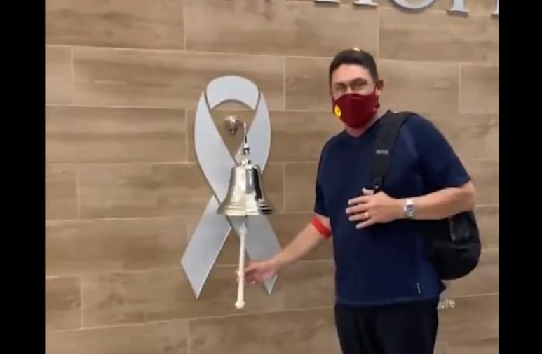 Ron Rivera, se someterá a su última sesión de tratamiento para combatir un tipo de cáncer de piel el lunes, dos meses después de que fuera diagnosticado con la enfermedad. (ESPECIAL)