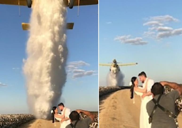 La peculiar escena se llevó acabo en julio pasado. (INTERNET)