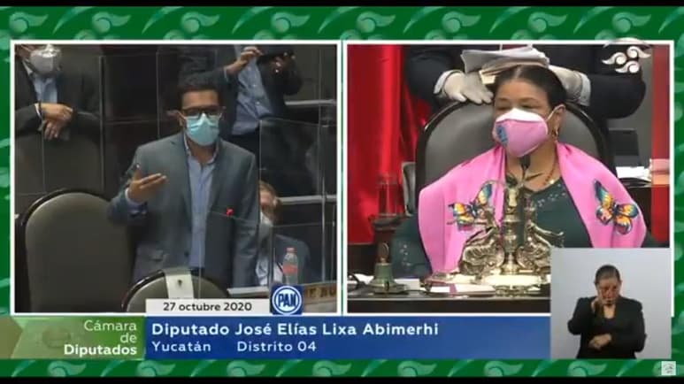 Diputados de la oposición tomaron la tribuna de la Cámara de Baja para evitar que se discuta el dictamen para reformar la Ley General de Salud y 'desmantelar' el Fondo de Salud y regresarle 33 mil millones de pesos al presidente Andrés Manuel López Obrador en la Ley de ingresos del 2021. (ESPECIAL)