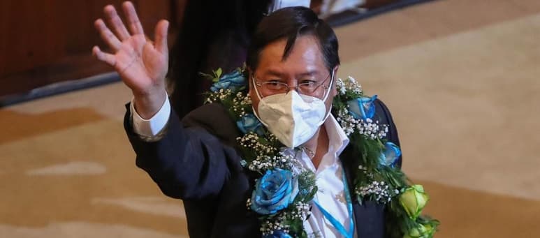 Luis Arce recibió este miércoles la credencial de presidente electo de Bolivia, en un acto con el que el órgano electoral del país dio por cerrado el proceso de las elecciones generales. (ESPECIAL)