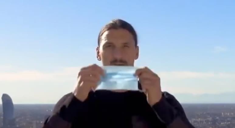 Zlatan Ibrahimovic comparte mensaje de conciencia para seguir las medidas sanitarias ante la pandemia del COVID-19. (ESPECIAL)