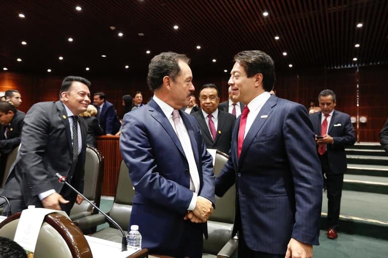 La bancada de Morena en la Cámara de Diputados eligió este jueves a Ignacio Mier como su nuevo coordinador parlamentario en sustitución de Mario Delgado, quien será el nuevo dirigente nacional de este partido político. (EL UNIVERSAL)