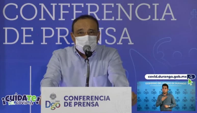 Este viernes la Secretaría de Salud de Durango dio a conocer su reporte diario de decesos y contagios por COVID-19 en la entidad. (ARCHIVO)