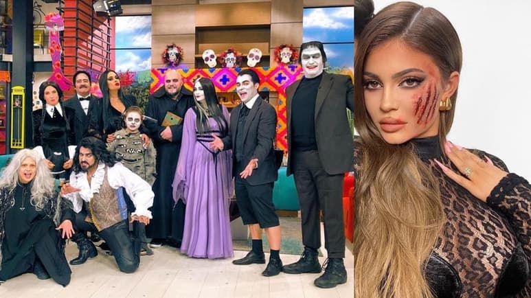 Los famosos aprovechan la celebración de Halloween y el Día de Muertos para lucir sus espectaculares disfraces, por lo que este año no es la excepción. (ESPECIAL) 