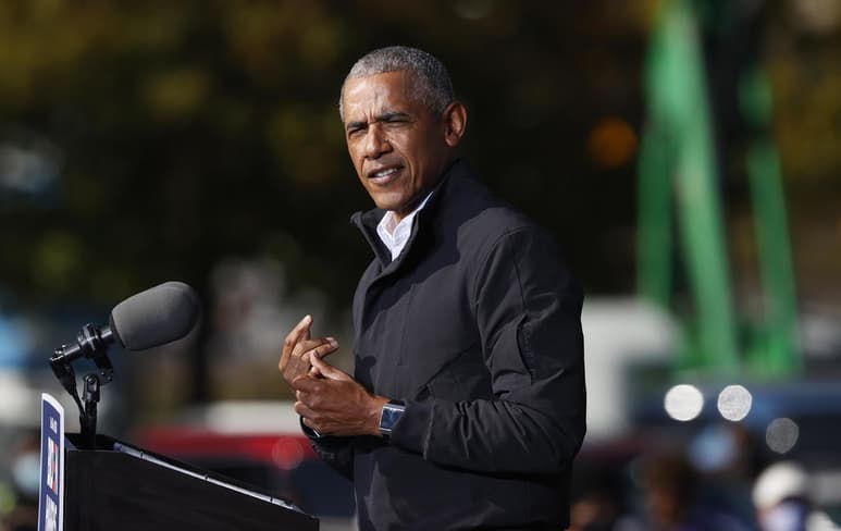 El expresidente Obama visitó por segunda vez durante esta campaña el condado de Miami-Dade. (EFE) 