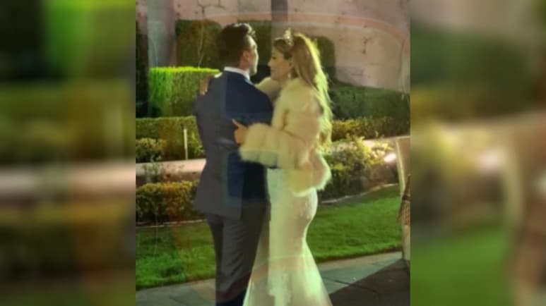 Boda. Contra viento y marea, Ninel se casó con el empresario Larry Ramos. (ESPECIAL)