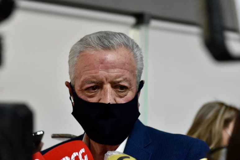 El alcalde Jorge Zermeño expuso que los laboratorios de Torreón realizan pruebas COVID a personas de otros municipios. (ÉRICK SOTOMAYOR)