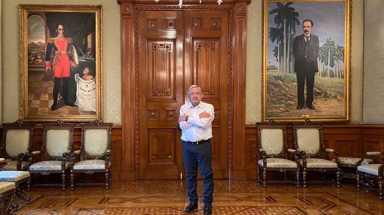 Justifica Ebrard el silencio de López Obrador tras la victoria virtual de Joe Biden en Estados Unidos.