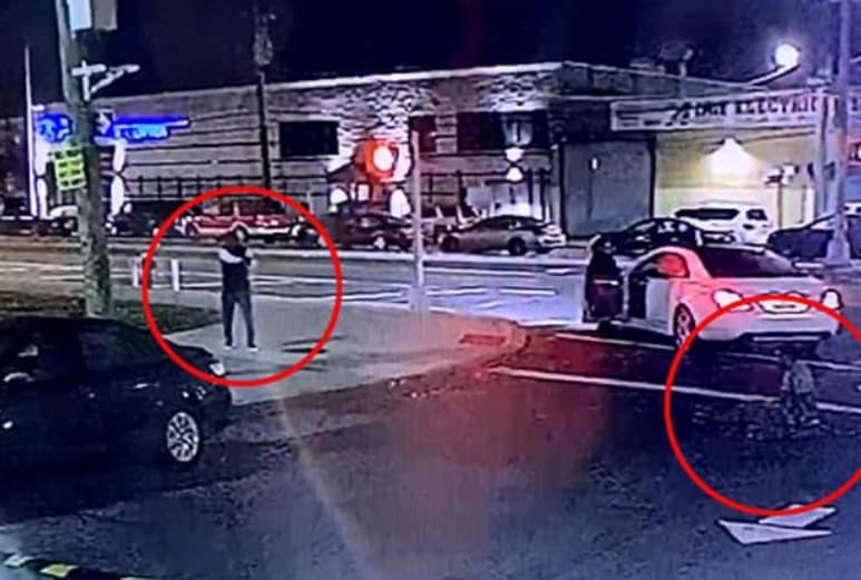 El sospechoso recibió impactos de bala en su pecho y brazo (CAPTURA)