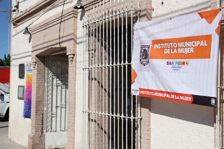 El Instituto Municipal de las Mujeres de San Pedro se localiza al interior de la Casa de la Cultura, en la zona Centro. (EL SIGLO DE TORREÓN)