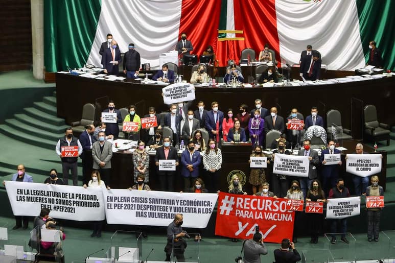 El pleno de la Cámara de Diputados logró aprobar en lo general y en lo particular el Presupuesto de Egresos de la Federación del 2021.