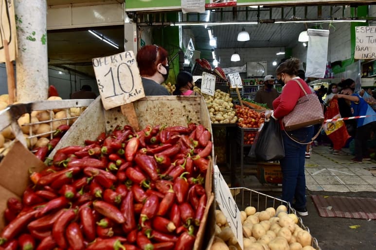 Las personas que siguen asistiendo al mercado Alianza lo hacen por los bajos precios que manejan, aspecto que ayuda a la economía. (ERICK SOTOMAYOR/EL SIGLO DE TORREÓN)