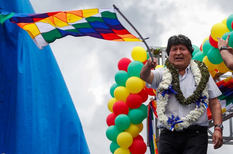 Morales hizo el anuncio en una declaración a los medios en la ciudad central de Cochabamba. (ARCHIVO)