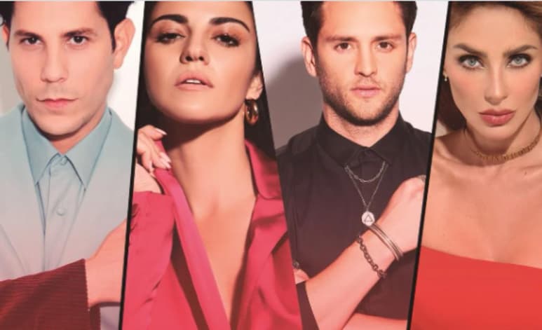 'Aún hay tanto por contar y hay canciones que nos quedan por cantar', dice Maite Perroni en el nuevo tema de RBD, Siempre he estado aquí, que se estrenó este martes en plataformas digitales. (ESPECIAL)