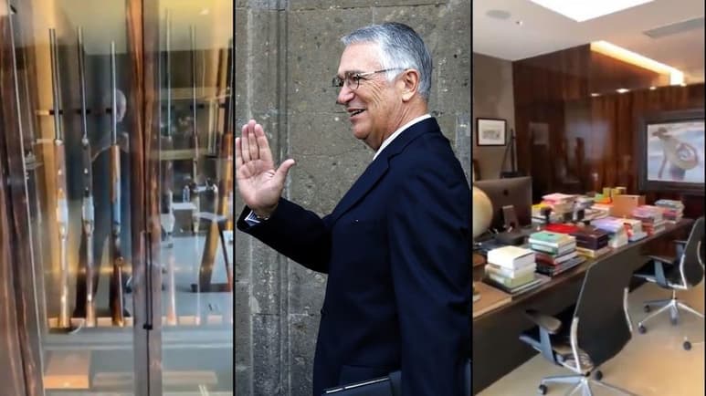 Ricardo Salinas Pliego se ha vuelto una de las figuras empresariales de México más activas en Twitter, y en esta ocasión decidió compartir un video en el que muestra el interior de su oficina. (ESPECIAL/ARCHIVO)